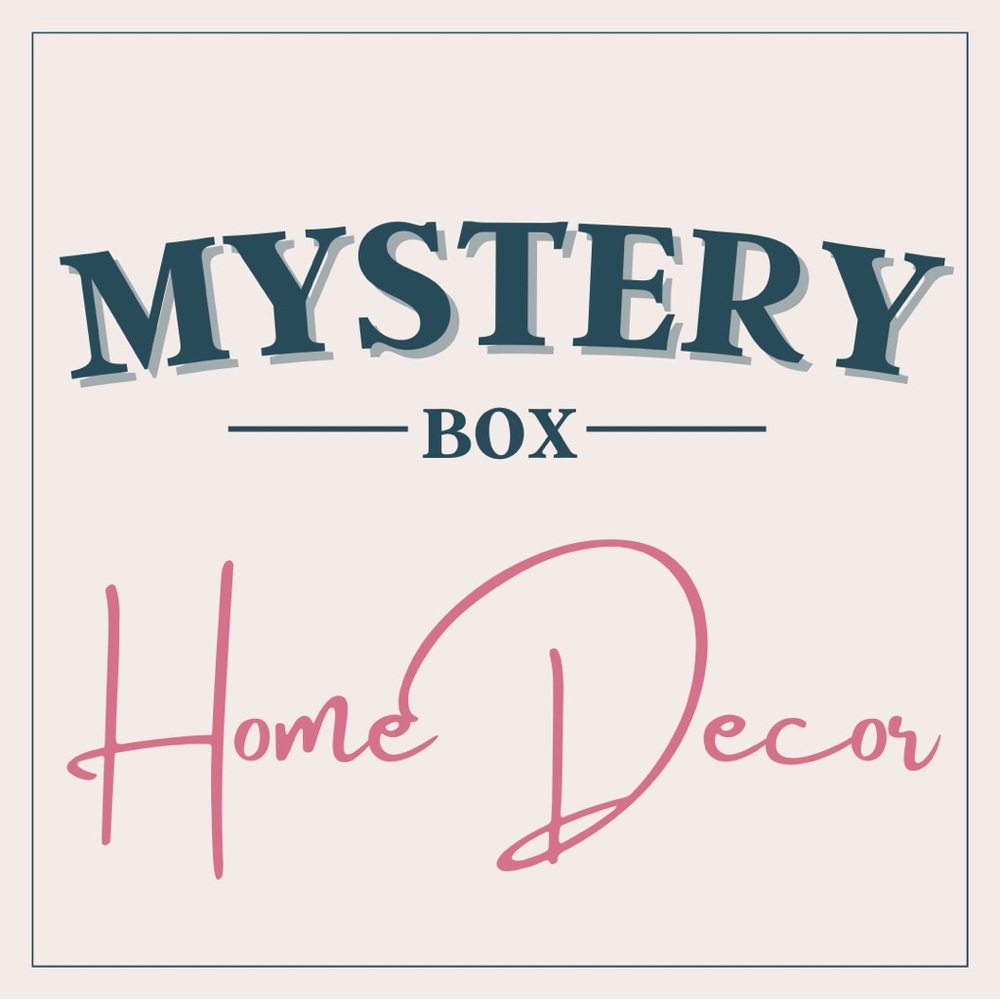 Mystery Home Decor Box!!! All New items with tags in original packaging.
